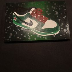 NIKE ART ON REAL WOOD- $8 Each OR Both For $10