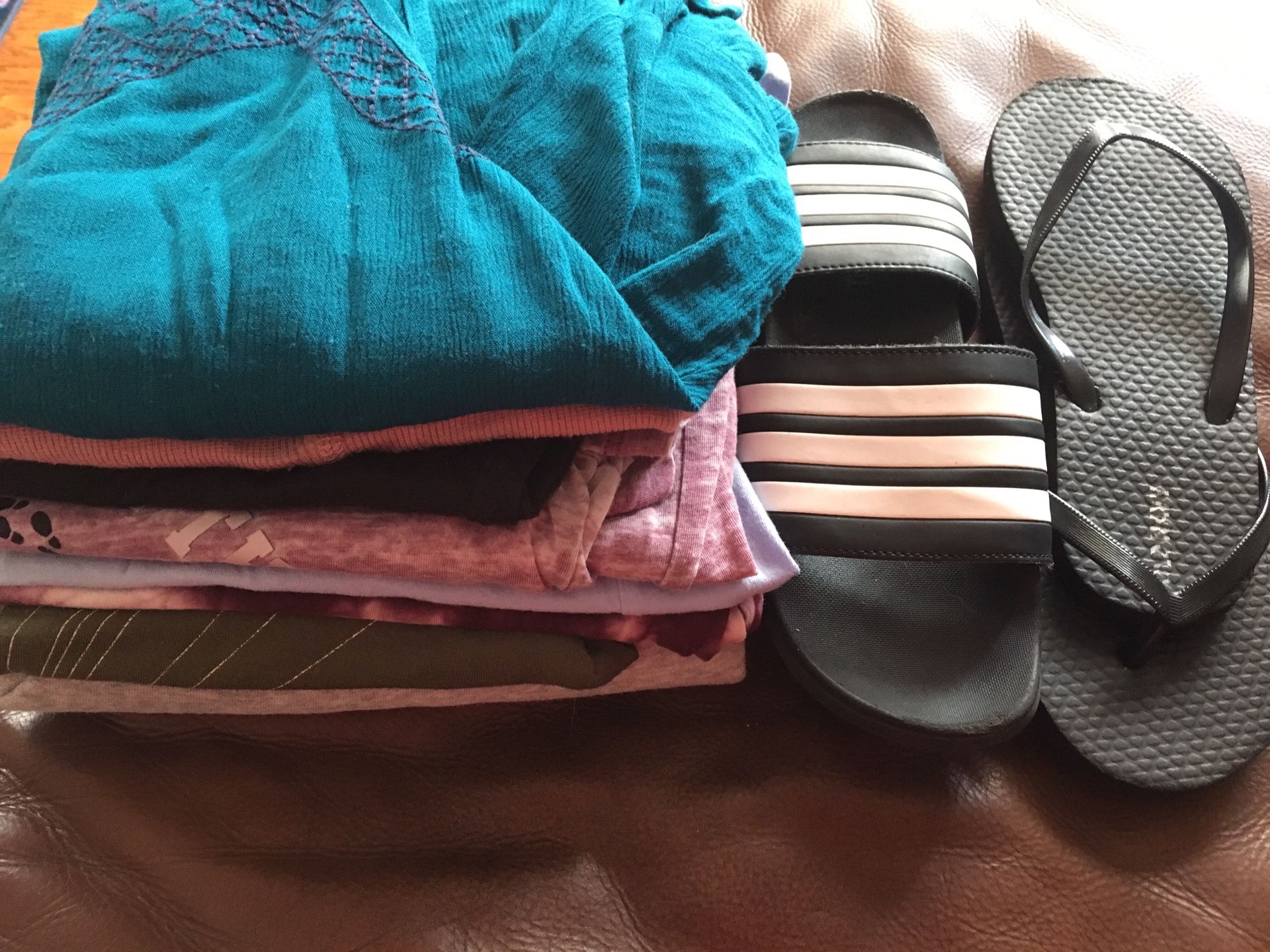 Bundle girls clothes and and shoes.