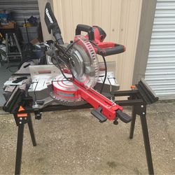 Bauer 10 in. Dual-Bevel Sliding Compound Miter Saw