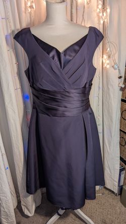 David Bridal Purple Satin Dress size 14 (check measurements!)
