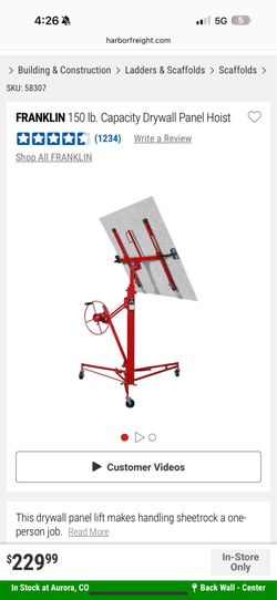 Drywall holder