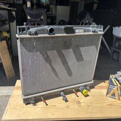 Radiator And Water Pump.