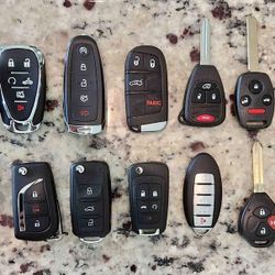 Car Key's, Remotes And Key Fobs 🔑 
