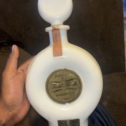 EMPTY Quail Jim Bean Bottle 