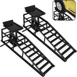 2 Pack Hydraulic Car Ramps 5t, Car Ramps High Lift 10000lbs