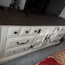 Solid wood dresser