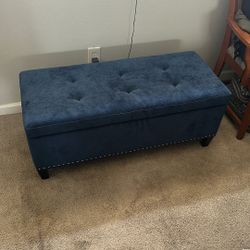 Blue Ottoman 