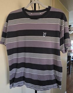 Playboy Striped Crew Neck T-Shirt