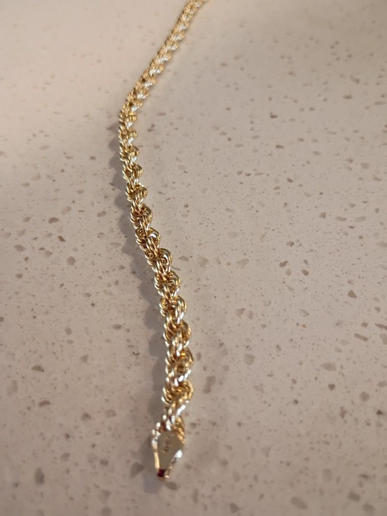 10k Rope Bracelet