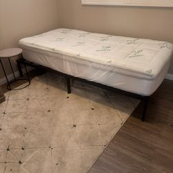 Twin XL Bed Frame And Mattress Barely Used