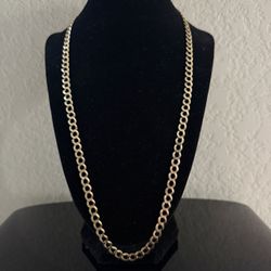 10k Gold Flat Curb Chain