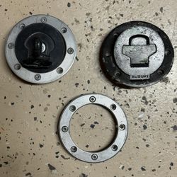 OEM Suzuki SV650 Fuel Filler Cap Latch Assembly - 99 00 01 02