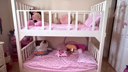 Litera de niños con colchón   children's bunk bed with mattress