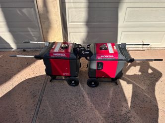 Honda Generator with Cover and Wheel Kit