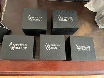 5 American Exchange Watch Boxes