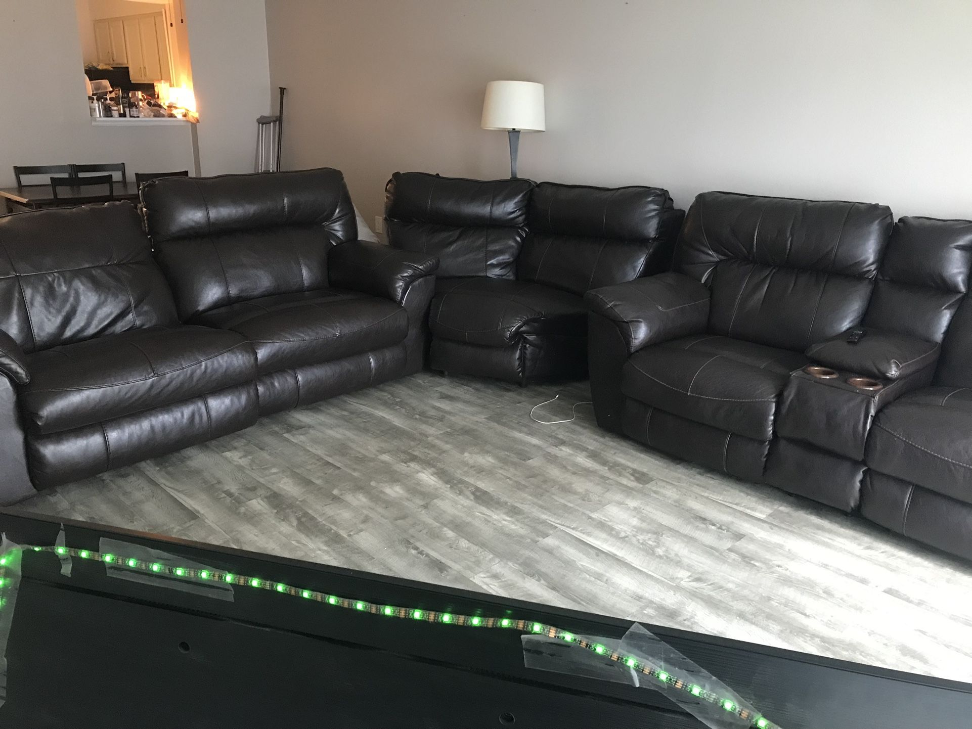 Leather Sectional Couch