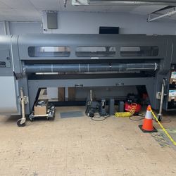 HP Scitex HYBRID FB-700 Flatbed + Roll To Roll Printer 