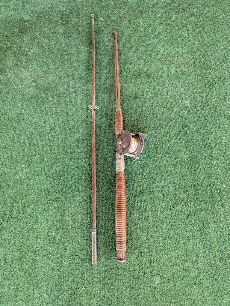 Antique Fishing Rod And Reel