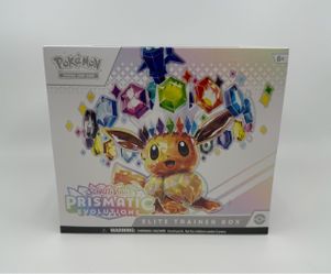 Pokemon Scarlet & Violet Prismatic Evolutions ETB Elite Trainer Box