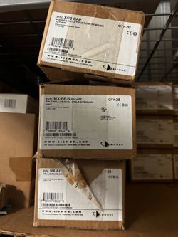 Siemon Cat6A Jacks, Faceplates & Dust Caps - 17 Boxes, 330 Pcs