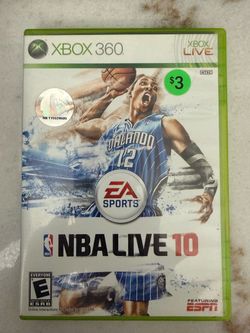 NBA Live 10 for XBOX 360