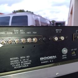 Bogen Bpa_60 Amplifier