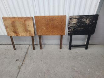 3 Wood TV Tables
