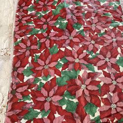 Flannelback Christmas Tablecloth 