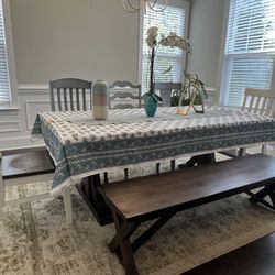 Dining Table With  Leaf Extension 