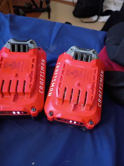 Craftsman Lithium-Ion Battery Pack – Lot of 2