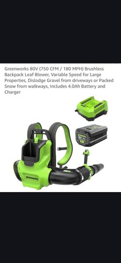 GREENWORKS 80V BLOWER new in box