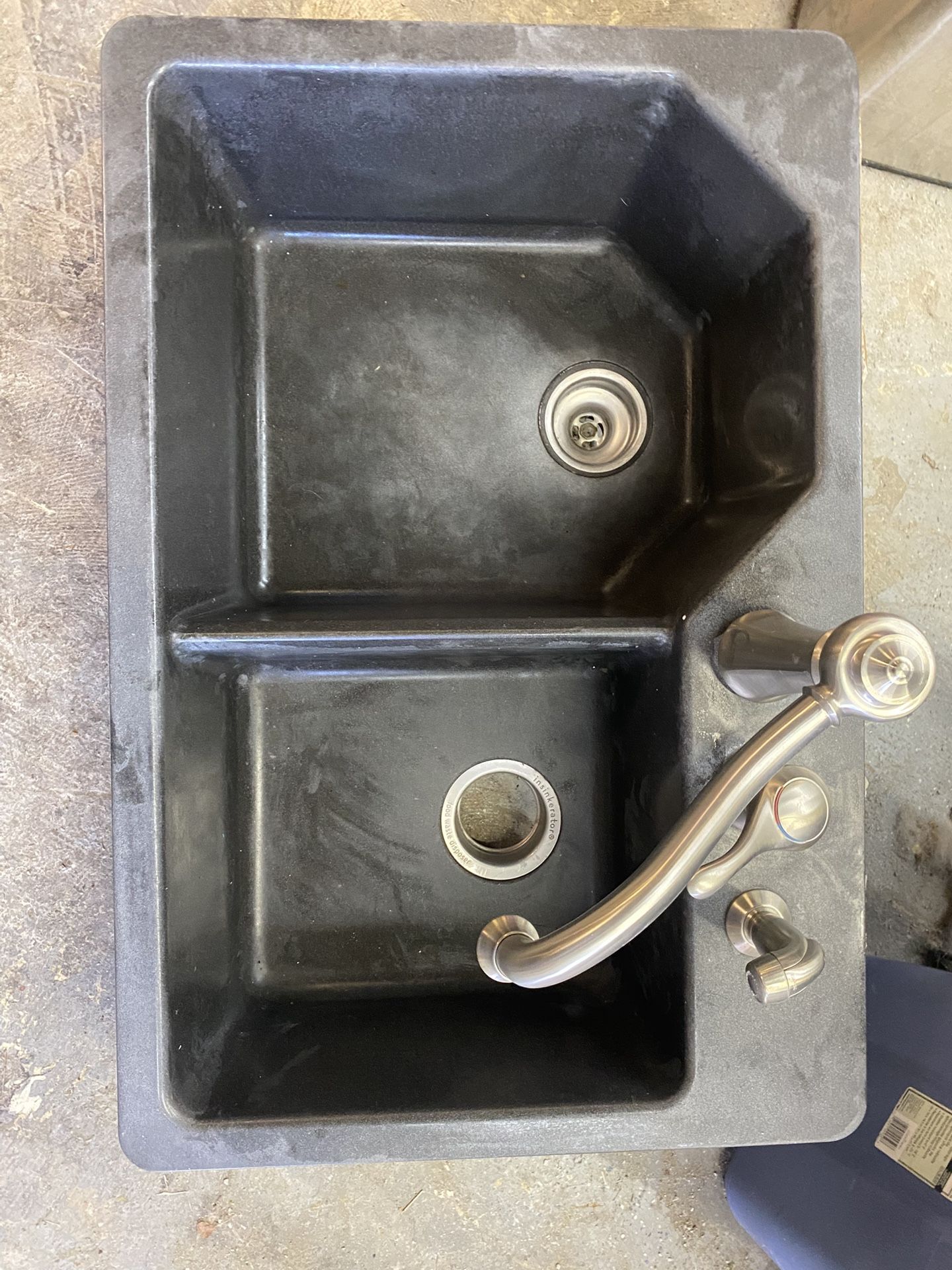 Granite Composite Sink - Arion 2.8 Volcanic Black