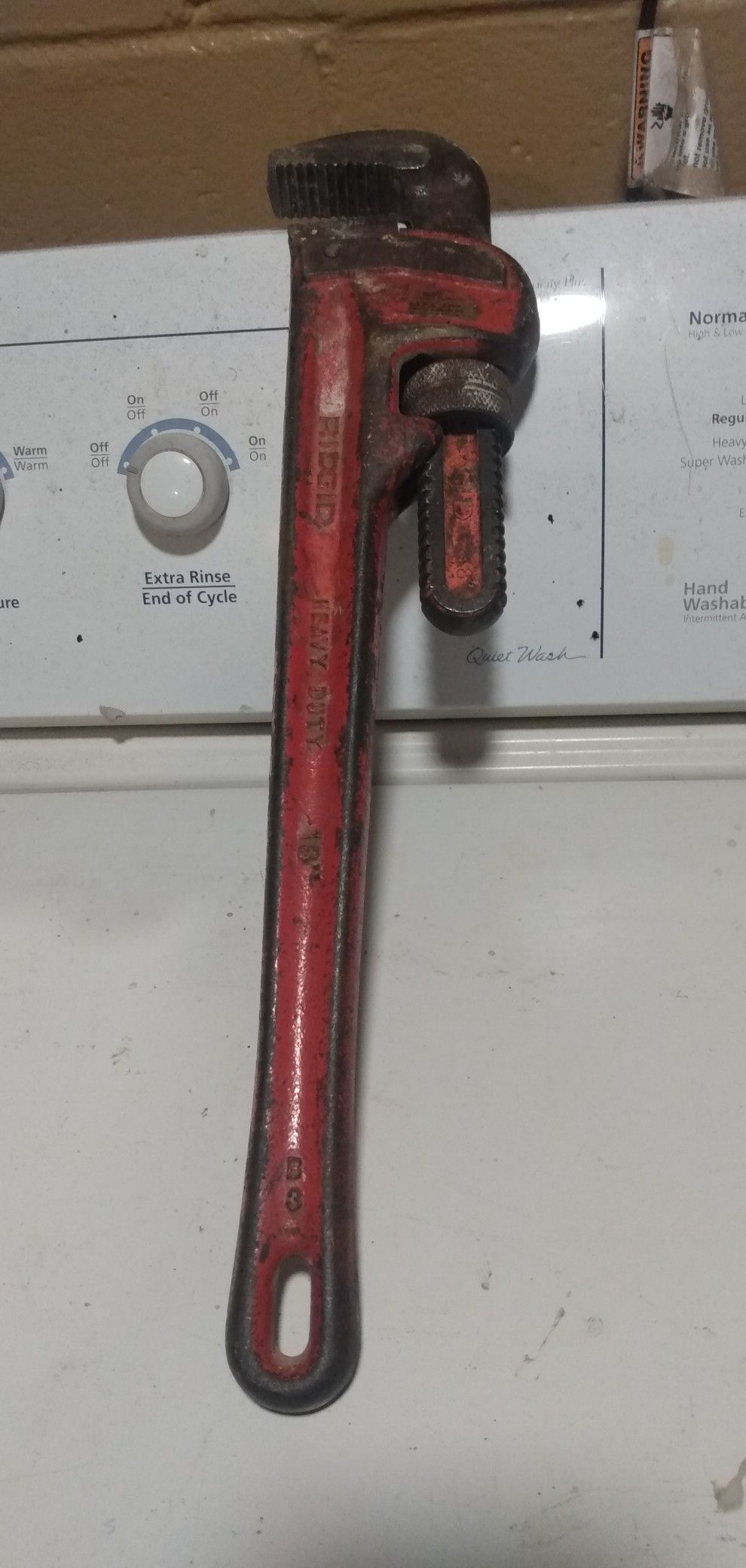 8" ridge pipe wrench