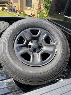 Jeep stock rims and tires