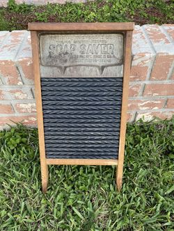 Vintage National Washboard Company: Soap Saver Washboard.