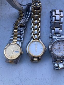 3-ladies Seiko Watchs $100 For All Three