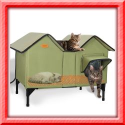 INDOOR & OUTDOOR HEATED CAT HOUSE(NEW) $40