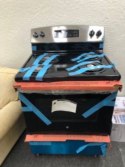 NEW GE 30” Stainless Electric Range / Stove – Never Used – Self Clean – JB256RTSS FREE DELIVERY