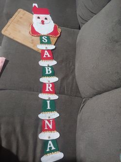 Personalized Christmas Name Decoration