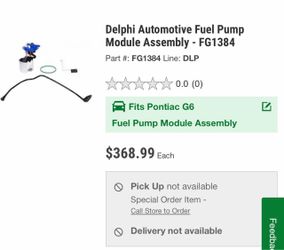 GM fuel pump