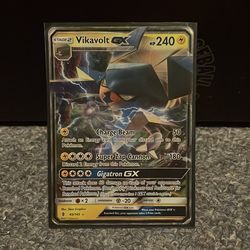 Vikavolt GX Pokémon Card.