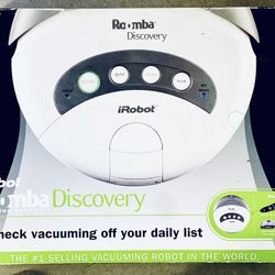 iROBOT ROOMBA DISCOVERY MODEL 4210 ROBOTIC FLOOR VACUUM