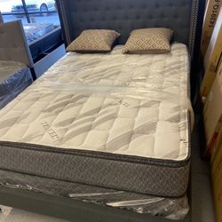 Furniture Mattress Bed Frame Bunk Bed Twin Full Queen King 