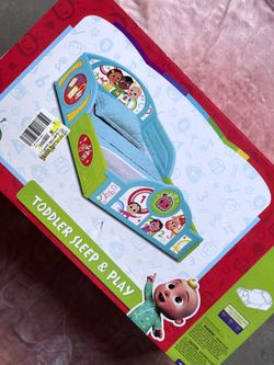 Cocomelon Toddler Sleep And Play Bed 
