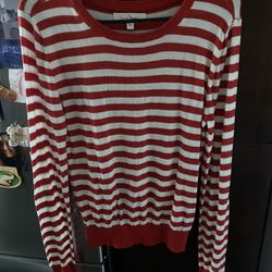 Red/white Strip Sweater
