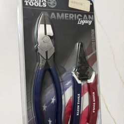 Klein Tools 94155 American Legacy Lineman Pliers and Klein-Kurve Wire Stripper