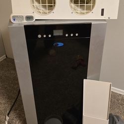 Whynter Air Conditioner 14,000 BTU with Dual Hose Dehumidifier & Cooling Fan