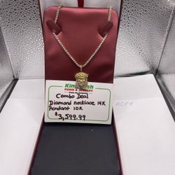 DIAMOND NECKLACE & CHARM 