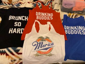 Drinking Brunch America Miller Tanks And Shirt