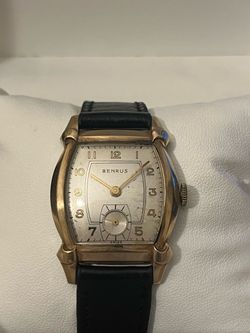Vintage Benrus Art Deco 10K Gold Filled Mechanical Watch - Swiss Made